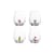 Glas Misa glas transparent / 4er-Set – Spielfiguren, die im Inneren befestigt sind - Bloomingville