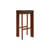 Chisel 30 High High stool leather black / Height: 75 cm - Leather upholstery - Hay
