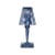 Lampe extérieur sans fil rechargeable Battery LED bleu / Ø 12 x H 26 cm - Recyclé - Kartell