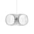 Pendelleuchte Coil silber metall / Ø 90 cm - Stahl - Normann Copenhagen