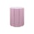 Colonna Stool plastic material pink H 46 x Ø 34,5 cm - By Ettore Sottsass - Kartell