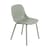 Stuhl Fiber OUTDOOR plastikmaterial grün / Recycelbarer Kunststoff - Muuto