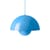 Suspension Flowerpot Big VP2 métal bleu swim / Ø 50 cm - Verner Panton, 1968 - &tradition