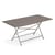 Tavolo pieghevole Arc en Ciel metallo beige / 160 x 80 cm - Acciaio - Emu