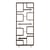Cloison Claustra bois marron / L 90 x H 240 cm - RED Edition