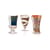 Cocktailglas Hybrid - Pannotia glas bunt / 3er-Set - 330 ml - Seletti