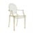 Fauteuil empilable Louis Ghost tranparent jaune / Polycarbonate 2.0 - Kartell
