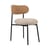 Gepolsterter Stuhl Maia textil beige - NV GALLERY