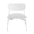 Poltrona bassa Fromme metallo bianco / Alluminio - Petite Friture