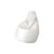 Pouf d'extérieur Sacco Outdoor Medium blanc / 68 x 68 cm - Réédition 1968 - Zanotta