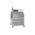 Rollcontainer 360° plastikmaterial grau 5 Schubladen - Magis