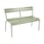 Banc avec dossier Luxembourg métal vert / 3 places - L 118 cm - Fermob
