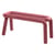 Panca imbottita Bold Sparkling tessuto rosso / Tessuto scintillante - L 100 cm - Moustache