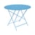 Bistro Foldable table metal blue / Ø 96 cm - 5 persons / Parasol hole - Fermob