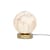 Lampada da tavolo Carrara vetro bianco oro / Ø 16 cm - Vetro effetto marmo - It's about Romi