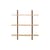 Mensola a muro Heju X Nobodinoz legno naturale / 90 x H 102 cm - NOBODINOZ