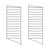 Lot de 2 montants de sol / H 85 x P 30 cm - String Furniture
