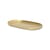 Piano/vassoio Basho oro metallo Oval / Ottone - 17 x 8 cm - Ferm Living
