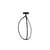 Plafonnier Arrival LED métal noir / Small - H 66 cm / Bluetooth - Artemide