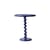 Table d'appoint Twister métal bleu / Ø 46 x H 56 cm - Fonte aluminium - POLSPOTTEN
