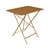Bistro Foldable table metal yellow / 77 x 57 cm - 4 people / Parasol hole - Fermob