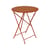 Klapptisch Bistro metall orange / Ø 60 cm - Stahl / 2 Personen - Fermob