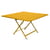 Klapptisch Caractère metall gelb / 128 x 128 cm - Fermob