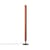 Seki-Han Floor lamp natural wood / Reissued 1963 - H 168 cm - Flos
