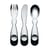 Kinderbesteck Alessini metall / 3-teilig - Alessi