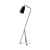 Lampadaire Gräshoppa métal noir / Grossman- Réédition 1947 - Gubi