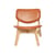 Fauteuil bas Slab Lounge cuir marron - Tom Dixon