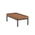 Table basse Level bois naturel / 40 x 81 cm - Bambou - Houe