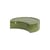 Table basse Low Bol vert / Ø 80 x H 21 cm - Zanotta