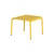Table basse Panorama métal jaune / 50 x 50 x H 38,2 cm - TIPTOE
