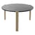 Table basse Tribus marbre noir pieds sable / Ø 80 x H 45 cm - Marbre - AYTM