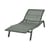Transat inclinable empilable Alizé métal vert gris / larg. 80 cm - 5 positions - Fermob