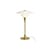 Lampada da tavolo PH 3/2 vetro bianco oro metallo / Vetro & ottone - 1927 - Louis Poulsen