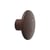 Patère The Dots Wood Small bois marron / Ø 9 cm - Muuto