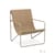 Sessel Desert textil beige / Gestell beige Plastikflaschen-Recycling - Ferm Living