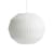 Sospensione Bubble Angled Sphere tessuto bianco / Grande - Ø 71 x H 56 cm - Hay