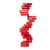 Revolving Cabinet Storage unit plastic material red / Pivoting cabinets - Shiro Kuramata, 1970 - H 185 cm - Cappellini