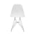 Stuhl RE DSR - Eames Plastic Side Chair plastikmaterial weiß / (1950) - Verchromte Füße / Recycelt - Vitra