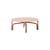 Table basse Salo métal orange / Ø 90 x H 35 cm - Unopiu