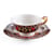 Tasse à thé Hybrid Kannauj céramique multicolore / Set tasse + soucoupe - Seletti