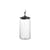 LulàJar Airtight jar glass black / H 27 cm - 150 cl - Alessi