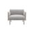 Fauteuil rembourré Outline tissu gris - Muuto