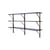 Kaari Shelf wood black / W 200 x H 113 cm - Melamine / Bouroullec, 2015 - ARTEK