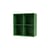 Show Wall storage wood green / W 69.6 x D 30 x H 69.6 cm - MONTANA