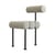 Chaise rembourrée Hiro tissu beige - 101 COPENHAGEN