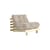 Fauteuil convertible Roots / Dormeuse & lit d'appoint - 3 positions / Structure pin clair - KARUP